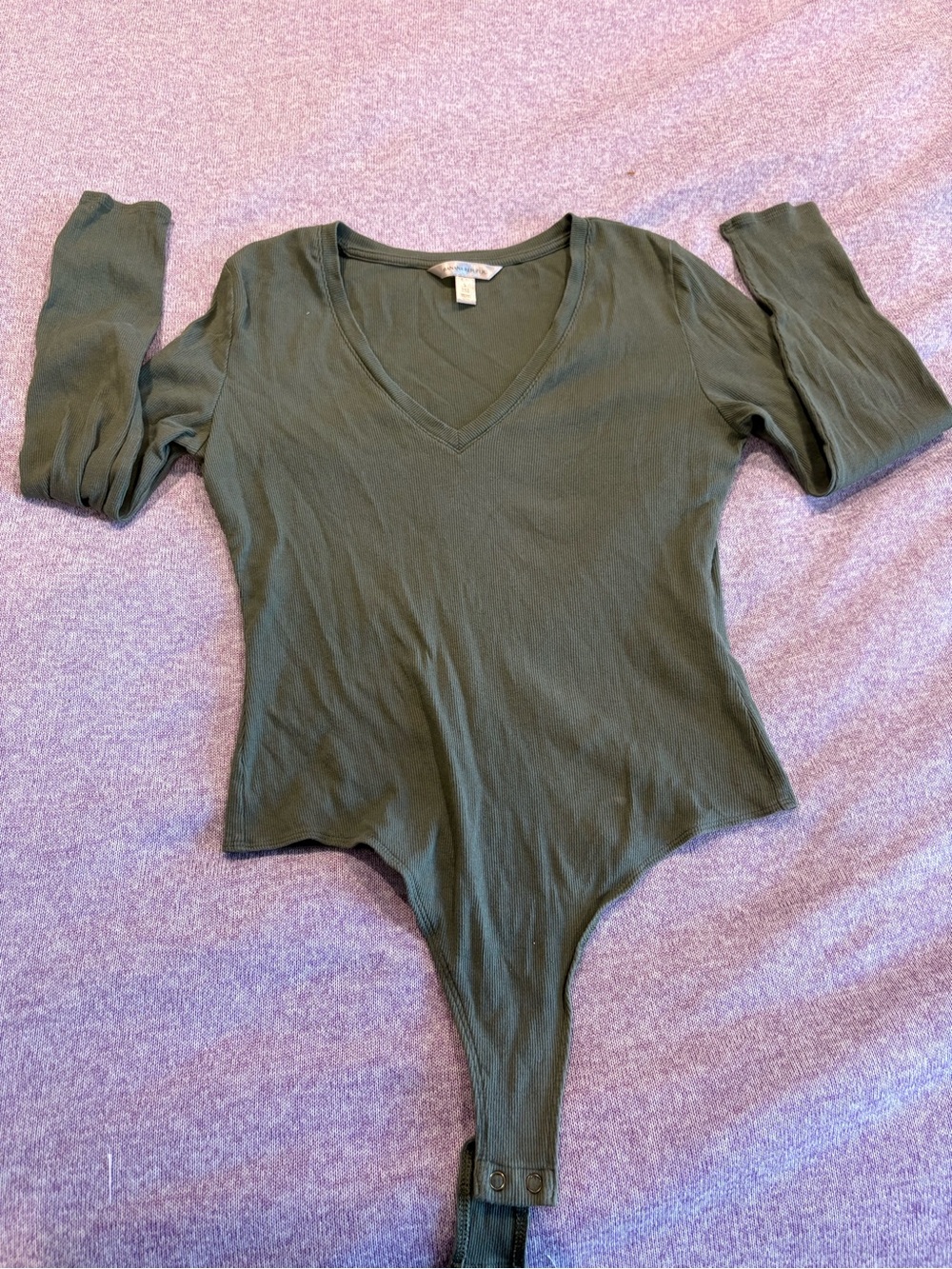 Banana Republic Green Long Sleeve Bodysuit